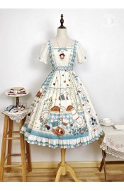 Miss Point Tea Party Daily One Piece(Reservation/3 Colours/Full Payment Without Shipping)